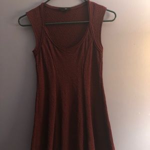 Maroon mini dress